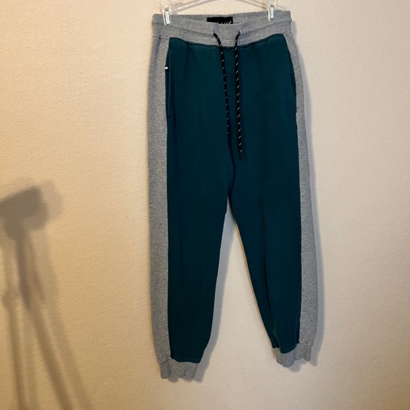 Edgar & Ash Matching Sweatshirt & Jogger Sweatpant Set Green/Gray S/M - Picture 3 of 7
